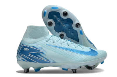 Nike Air Zoom Mercurial Superfly 10 Elite SG High-Tops Football Boots - Jade/Blue/White