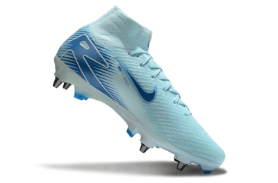 Nike Air Zoom Mercurial Superfly 10 Elite SG High-Tops Football Boots - Jade/Blue/White