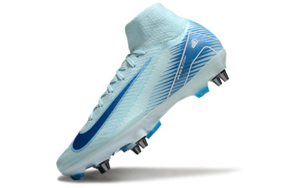Nike Air Zoom Mercurial Superfly 10 Elite SG High-Tops Football Boots - Jade/Blue/White