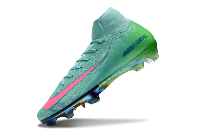 Nike Air Zoom Mercurial Superfly 10 Elite FG High-Tops Football Boots - Jade/Pink/Gold