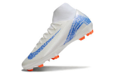 Nike Air Zoom Mercurial Superfly 10 Academy FG High-Tops Football Boots - Beige/Blue/White