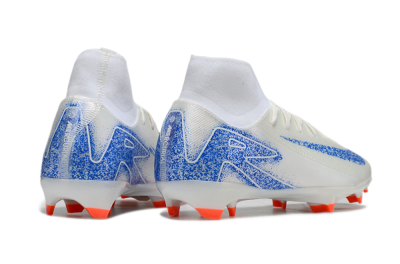 Nike Air Zoom Mercurial Superfly 10 Academy FG High-Tops Football Boots - Beige/Blue/White