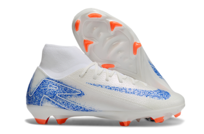 Nike Air Zoom Mercurial Superfly 10 Academy FG High-Tops Football Boots - Beige/Blue/White