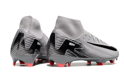 Nike Air Zoom Mercurial Superfly 10 Academy FG High-Tops Football Boots - Grey/Black/Red