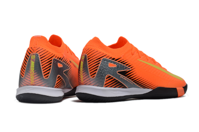 Nike Air Zoom Mercurial Vapor 16 Elite IC Low-Tops Football Shoes - Orange/Yellow/Silver