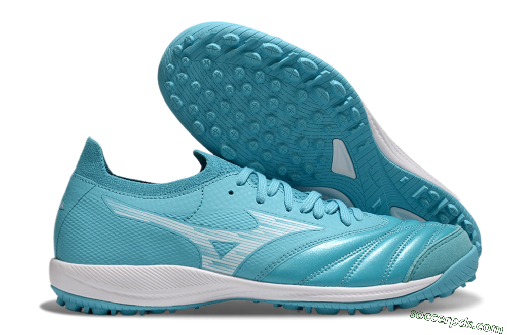 Mizuno Morelia Neo Sala M8 TF Low-Tops Football Shoes - Jade/White 1
