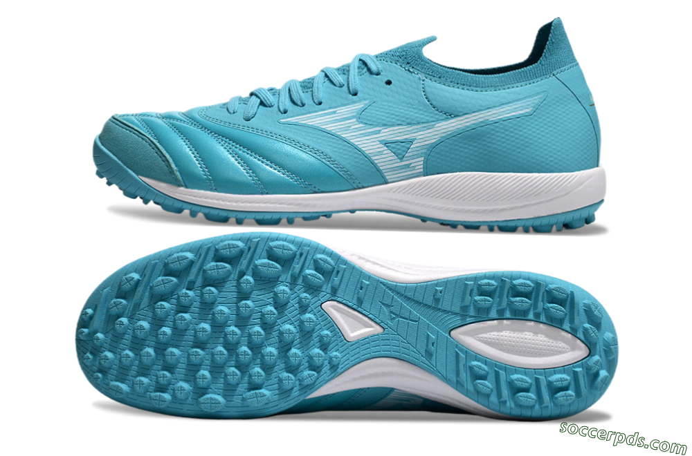 Mizuno Morelia Neo Sala M8 TF Low-Tops Football Shoes - Jade/White 0