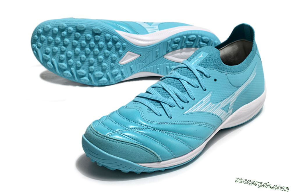 Mizuno Morelia Neo Sala M8 TF Low-Tops Football Shoes - Jade/White 3