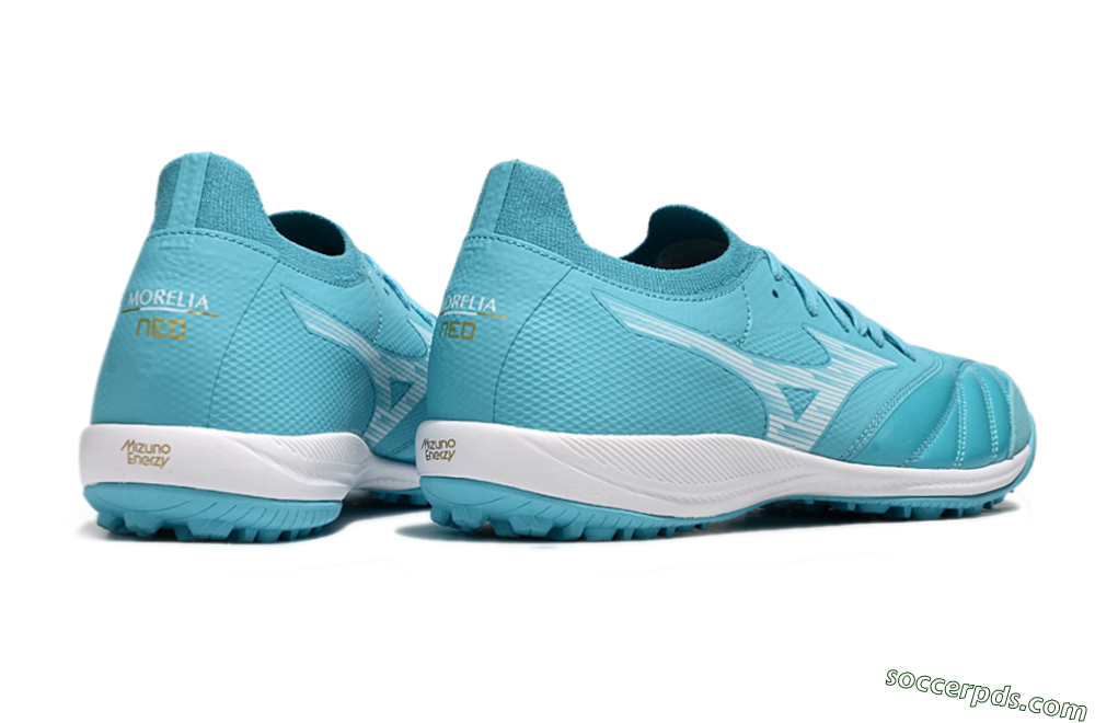 Mizuno Morelia Neo Sala M8 TF Low-Tops Football Shoes - Jade/White 6