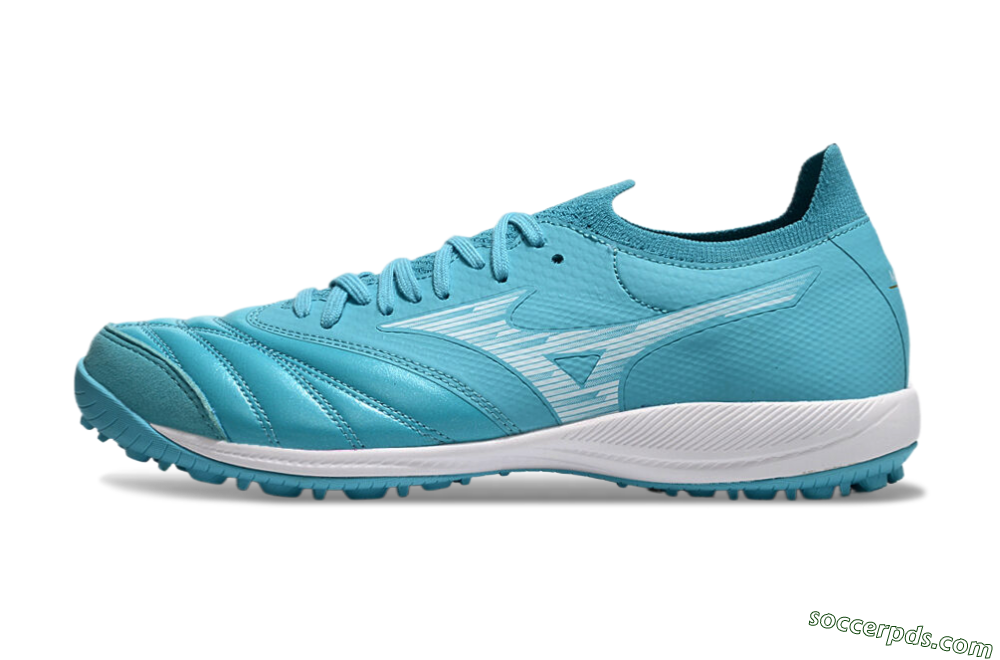 Mizuno Morelia Neo Sala M8 TF Low-Tops Football Shoes - Jade/White 2