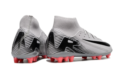 Nike Air Zoom Mercurial Superfly 10 Academy AG High-Tops Football Boots - Grey/Black/Red