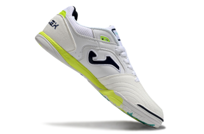 Joma Top Flex IC Low-Tops Football Shoes - White/Black/Yellow