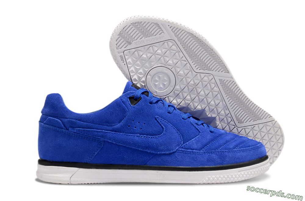 Nike Street Gato IC Low-Tops Football Shoes - Blue/Black/White 1