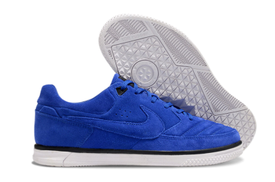 Nike Street Gato IC Low-Tops Football Shoes - Blue/Black/White