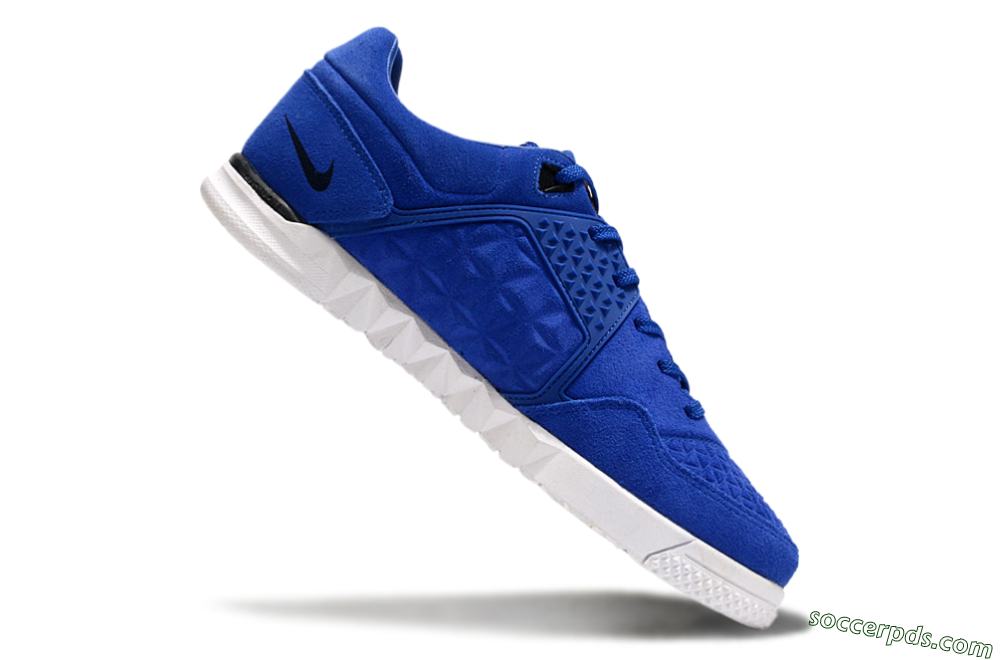 Nike Street Gato IC Low-Tops Football Shoes - Blue/Black/White 4