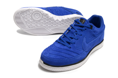 Nike Street Gato IC Low-Tops Football Shoes - Blue/Black/White