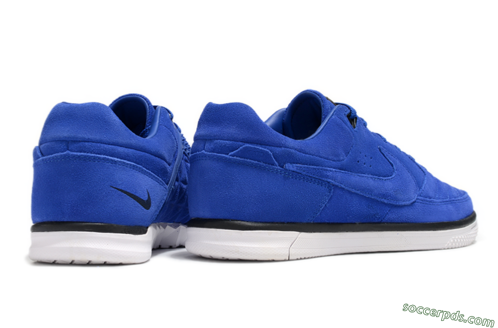 Nike Street Gato IC Low-Tops Football Shoes - Blue/Black/White 6