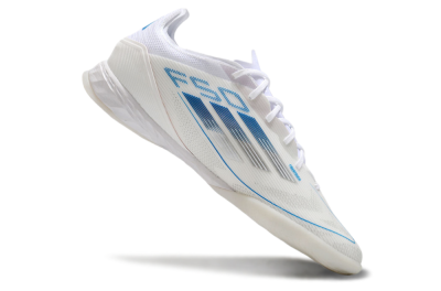 Adidas F50 Pro IC Low-Tops Football Shoes - Beige/Blue/White