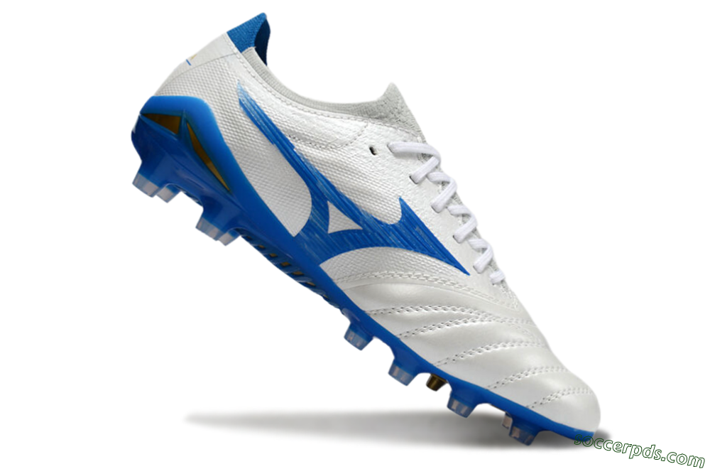 Mizuno Morelia Neo 4 FG Low-Tops Football Boots - White/Blue 4