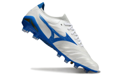 Mizuno Morelia Neo 4 FG Low-Tops Football Boots - White/Blue