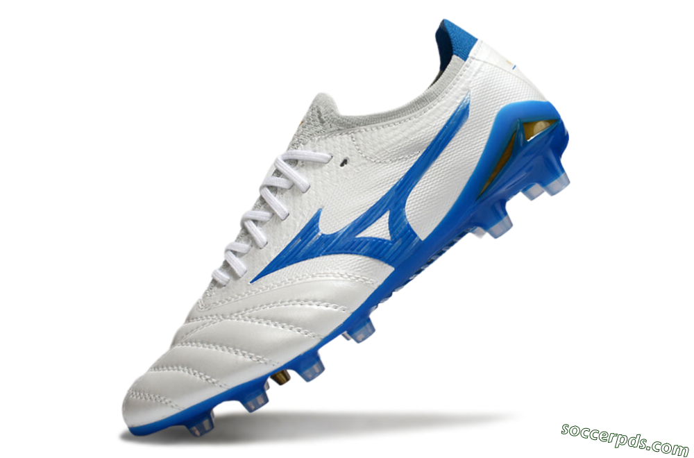 Mizuno Morelia Neo 4 FG Low-Tops Football Boots - White/Blue 5