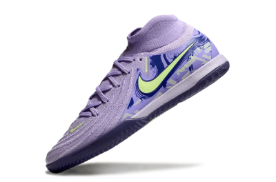 Nike Phantom Luna Elite NU IC High-Tops Football Shoes - Purple/Yellow/Blue