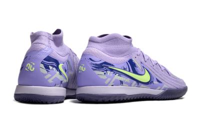 Nike Phantom Luna Elite NU IC High-Tops Football Shoes - Purple/Yellow/Blue
