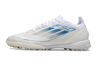 Adidas F50 Pro TF Low-Tops Football Shoes - White/Blue