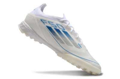 Adidas F50 Pro TF Low-Tops Football Shoes - White/Blue