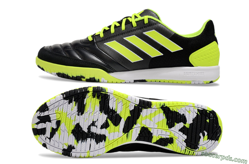 Adidas Top Sala Competition IC Low-Tops Football Shoes - Black/Yellow/White 0
