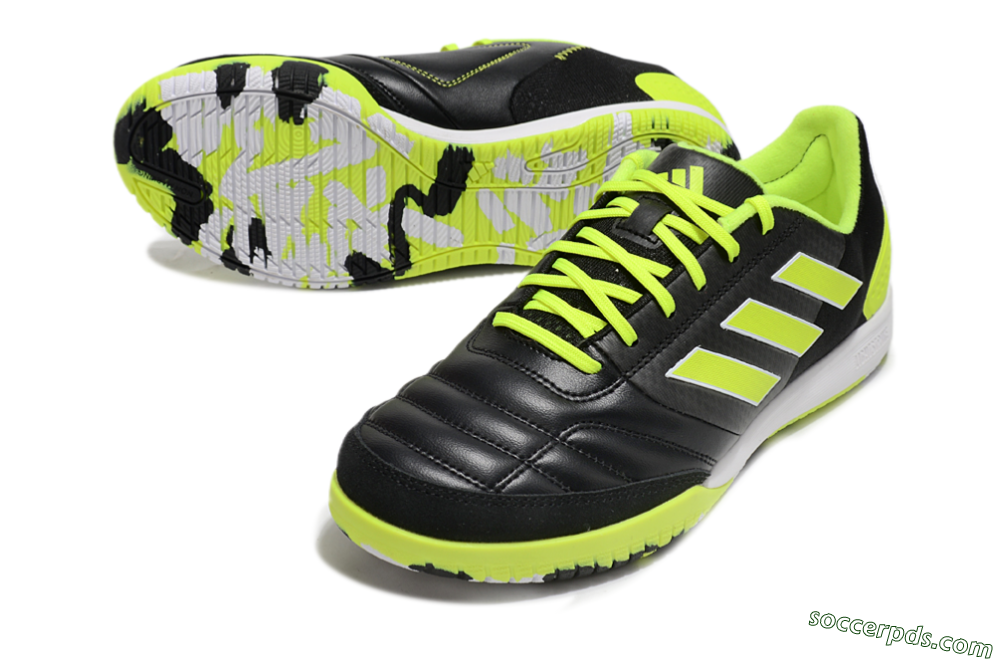 Adidas Top Sala Competition IC Low-Tops Football Shoes - Black/Yellow/White 3