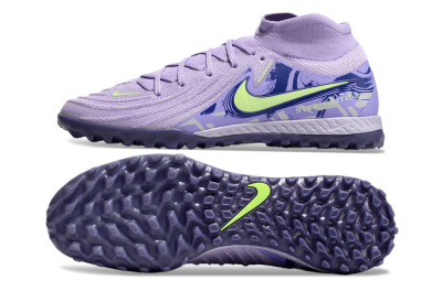 Nike Phantom Luna Elite TF High-Tops Football Shoes - Purple/Yellow/White