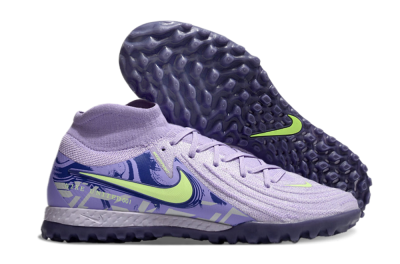 Nike Phantom Luna Elite TF High-Tops Football Shoes - Purple/Yellow/White