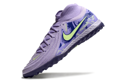 Nike Phantom Luna Elite TF High-Tops Football Shoes - Purple/Yellow/White