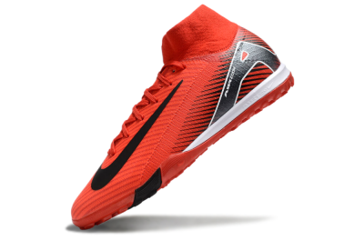 Nike Air Zoom Mercurial Superfly 10 Elite TF High-Tops Football Shoes - Red/Black/White