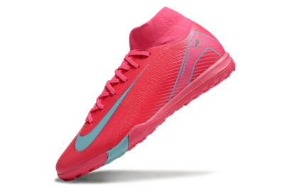 Nike Air Zoom Mercurial Superfly 10 Elite TF High-Tops Football Shoes - Red/Jade/White