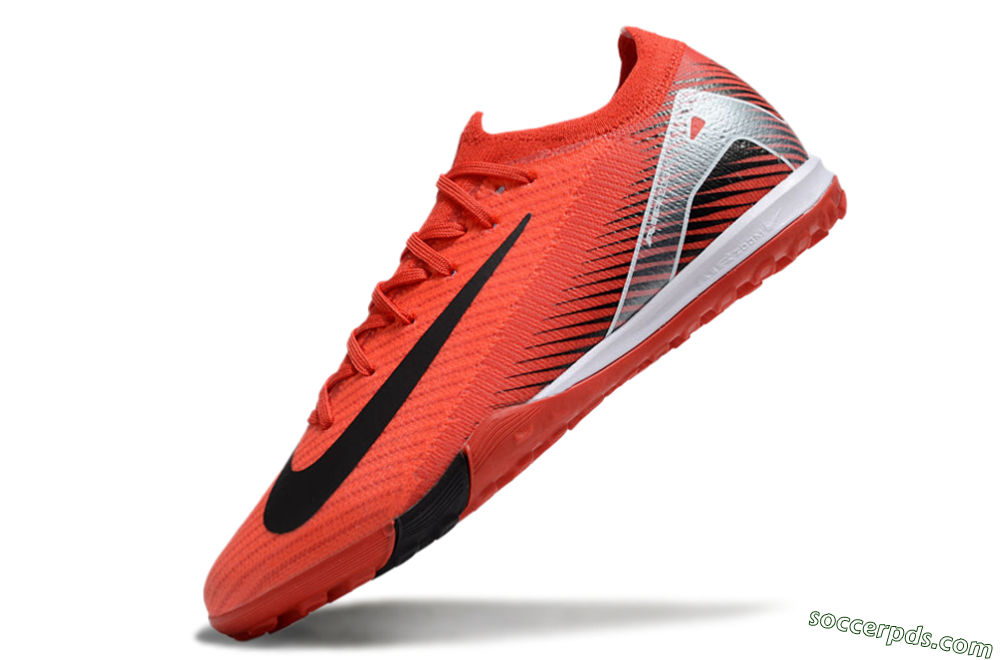 Nike Air Zoom Mercurial Vapor 16 Elite TF Low-Tops Football Shoes - Red/Black/White 5