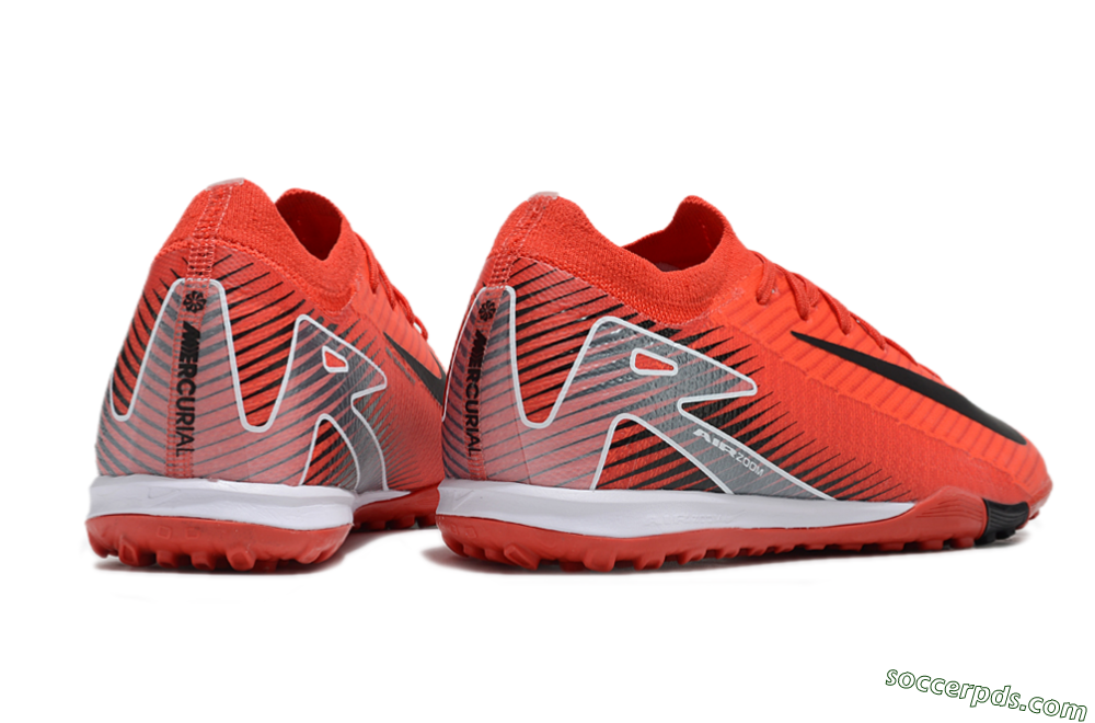 Nike Air Zoom Mercurial Vapor 16 Elite TF Low-Tops Football Shoes - Red/Black/White 6