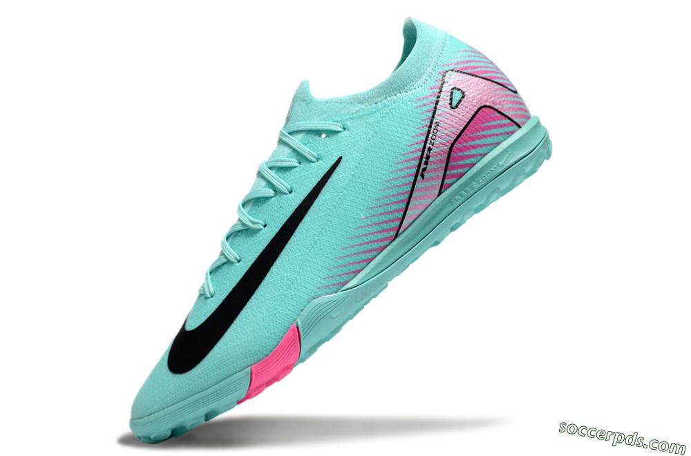 Nike Air Zoom Mercurial Vapor 16 Elite TF Low-Tops Football Shoes - Green/Pink/Black 1