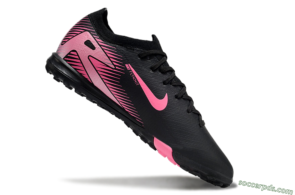 Nike Air Zoom Mercurial Vapor 16 Elite TF Low-Tops Football Shoes - Black/Pink 4