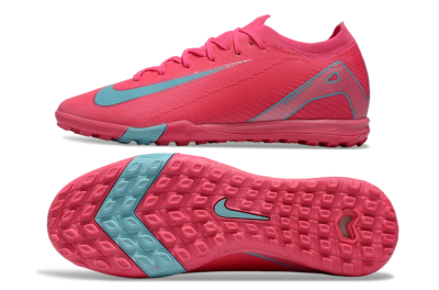 Nike Air Zoom Mercurial Vapor 16 Elite TF Low-Tops Football Shoes - Pink/Jade/White
