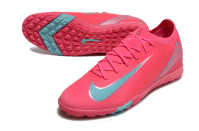 Nike Air Zoom Mercurial Vapor 16 Elite TF Low-Tops Football Shoes - Pink/Jade/White