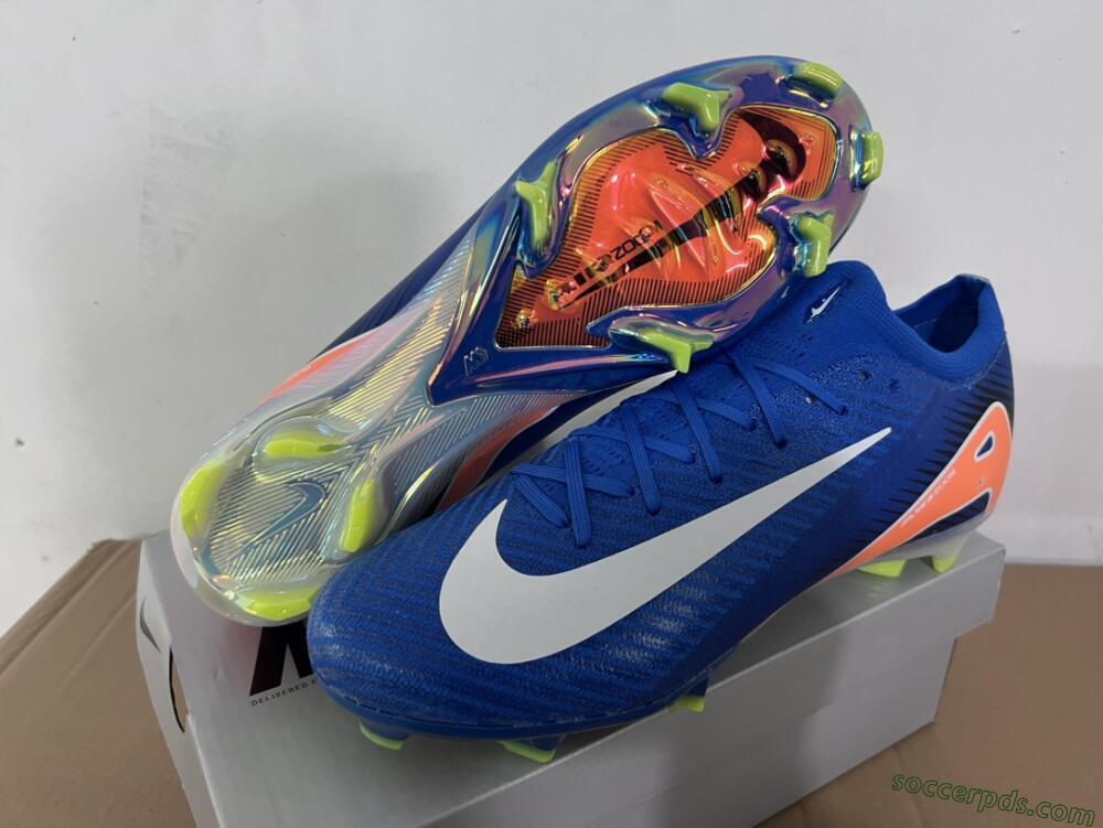 Nike Air Zoom Mercurial Vapor 16 Elite FG Low-Tops Football Boots - Blue/White/Orange