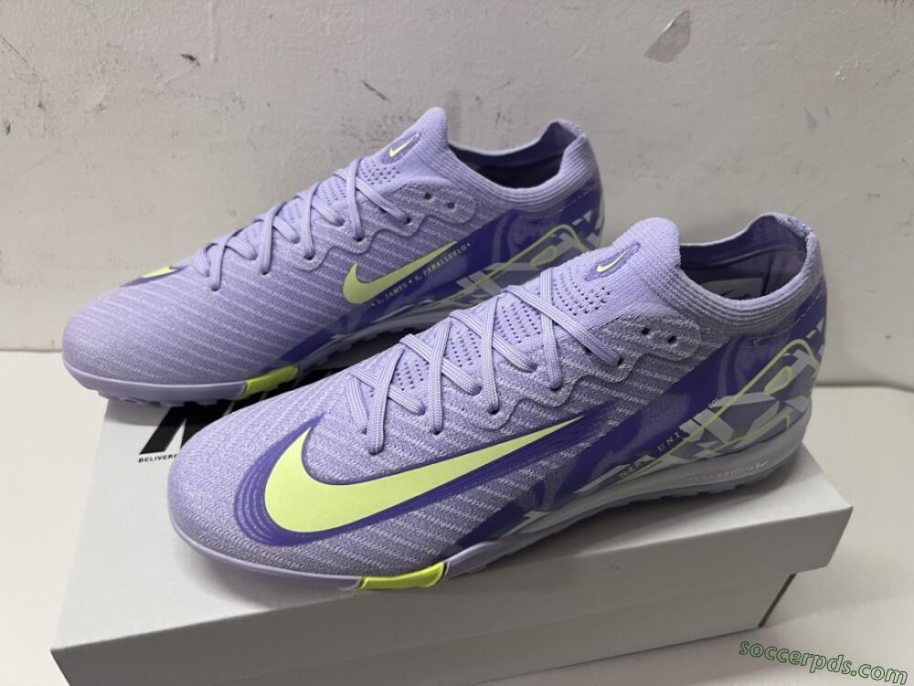 Nike Air Zoom Mercurial Vapor 16 Elite TF Low-Tops Football Shoes - Purple/Yellow/White