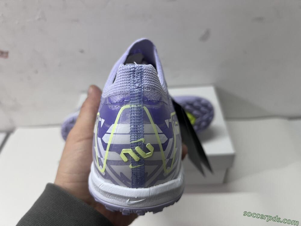 Nike Air Zoom Mercurial Vapor 16 Elite TF Low-Tops Football Shoes - Purple/Yellow/White
