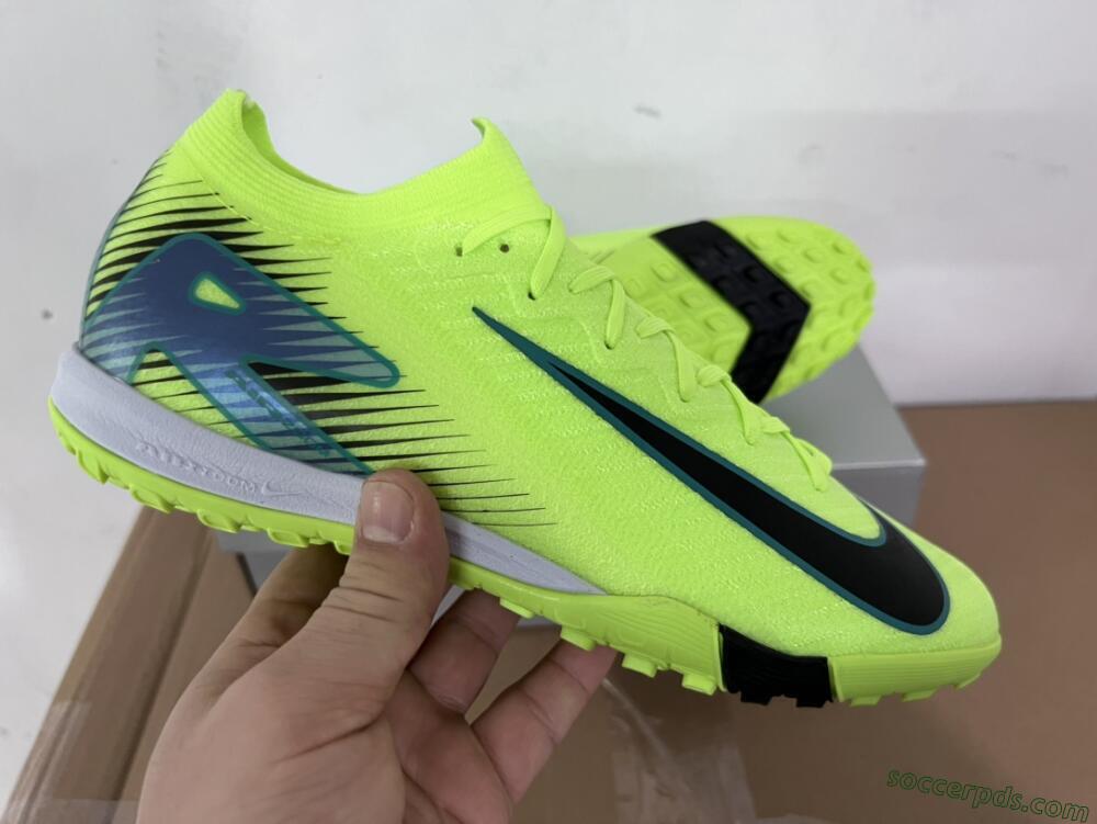 Nike Air Zoom Mercurial Vapor 16 Elite TF Low-Tops Football Shoes - Yellow/Black/Blue