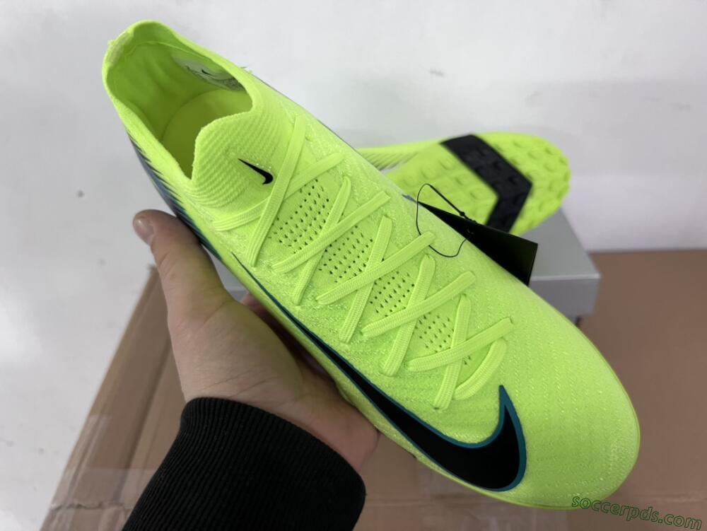 Nike Air Zoom Mercurial Vapor 16 Elite TF Low-Tops Football Shoes - Yellow/Black/Blue