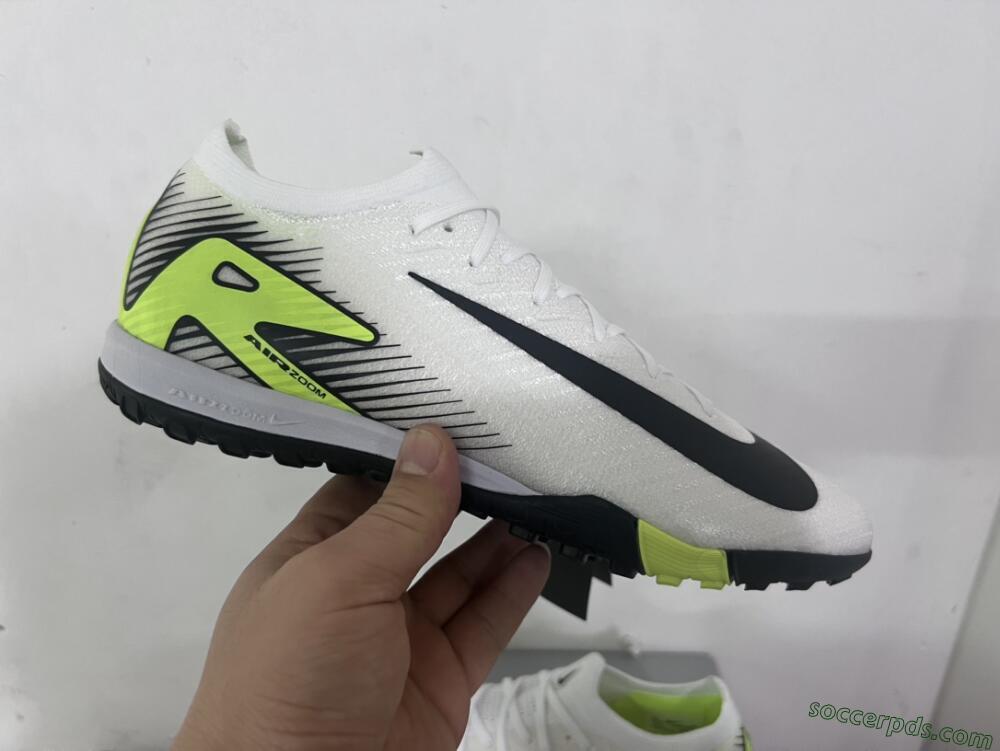 Nike Air Zoom Mercurial Vapor 16 Elite TF Low-Tops Football Shoes - White/Black/Yellow