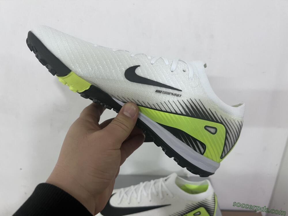 Nike Air Zoom Mercurial Vapor 16 Elite TF Low-Tops Football Shoes - White/Black/Yellow