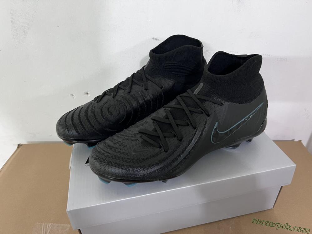 Nike Phantom Luna Elite NU FG High-Tops Football Boots - Black/Blue